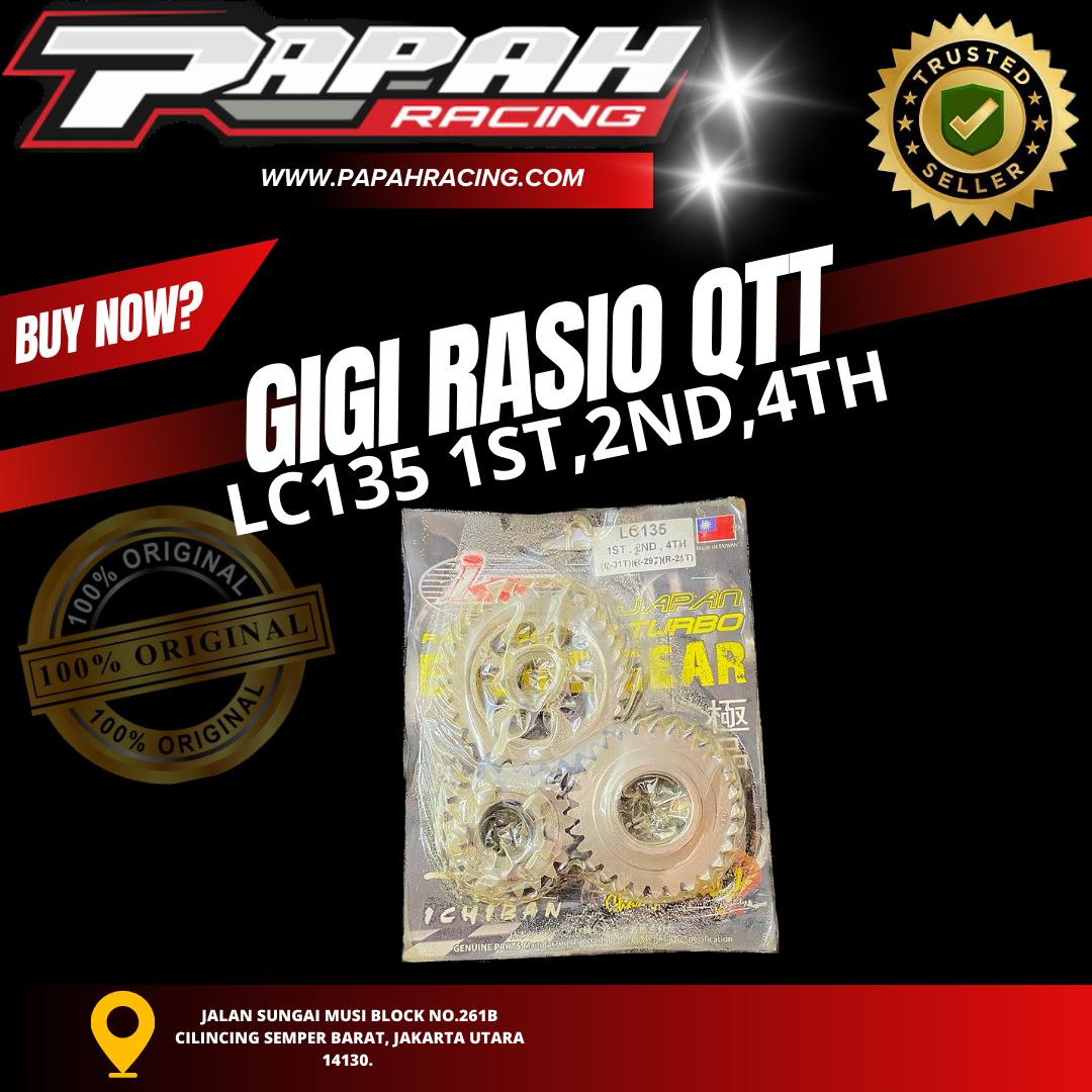 GIGI RASIO QTT LC135 1ST,2ND,4TH